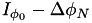 $I_{\phi_0} - \Delta\phi_N$
