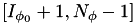 $ [I_{\phi_0}+1, N_{\phi}-1 ] $